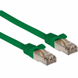 Techly ICOC LS6A-020-GRT cavo di rete Verde 2 m Cat6a S/FTP (S-STP)