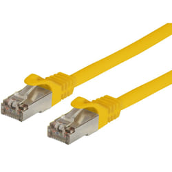 Techly ICOC LS6A-020-YET cavo di rete Giallo 2 m Cat6a S/FTP (S-STP)