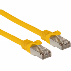 Techly ICOC LS6A-020-YET cavo di rete Giallo 2 m Cat6a S/FTP (S-STP)