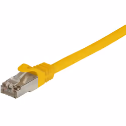 Techly ICOC LS6A-020-YET cavo di rete Giallo 2 m Cat6a S/FTP (S-STP)