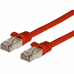 Techly ICOC LS6A-050-RET, 5 m, Cat6a, S/FTP (S-STP), RJ-45, RJ-45, Rosso