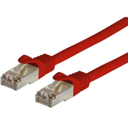 Techly ICOC LS6A-050-RET cavo di rete Rosso 5 m Cat6a S/FTP (S-STP)