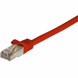 Techly ICOC LS6A-050-RET cavo di rete Rosso 5 m Cat6a S/FTP (S-STP)