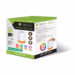 Techly I-LED TOUCH lampada da tavolo 1,6 W Bianco