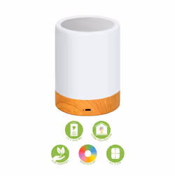 Techly I-LED TOUCH lampada da tavolo 1,6 W Bianco
