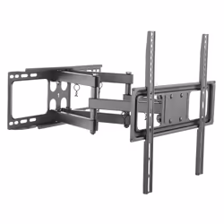 Techly ICA-PLB 344STY, 200 x 200 mm, 400 x 400 mm, -15 - 5°, -60 - 60°, Acciaio, Nero