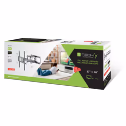 Techly ICA-PLB 344LTY Supporto TV a parete 70" Nero