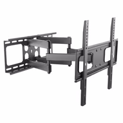 Techly ICA-PLB 3646, 200 x 200 mm, 400 x 400 mm, -20 - 10°, -60 - 60°, Acciaio, Nero