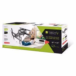 Techly ICA-PLB 3646 Supporto TV a parete 139,7 cm (55") Nero