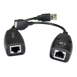 Techly IUSB-EXTENDTY5 adattatore per inversione del genere dei cavi USB RJ-45 Nero