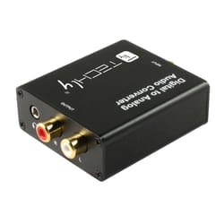 Techly IDATA SPDIF-9 convertitore audio Nero