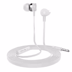 Techly SB-HP A1WHTY, Cablato, 20 - 20000 Hz, Musica e Chiamate, 38 g, Auricolare, Bianco