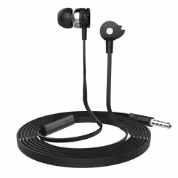 Techly SB-HP A1BKTY, Cablato, Musica e Chiamate, 20 - 20000 Hz, 39 g, Auricolare, Nero