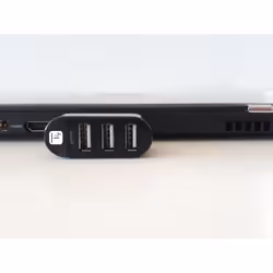 Techly IUSB2-HUB3-ROTB hub di interfaccia USB 2.0 480 Mbit/s Nero - Vista aggiuntiva 5