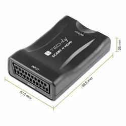 Techly IDATA SCART-HDMI3 convertitore video 1920 x 1080 Pixel - Vista aggiuntiva 4
