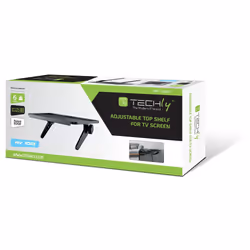 Techly ICA-DRS 902 mensola per apparecchiatura audio/video Nero Plastica - Vista aggiuntiva 2