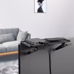 Techly ICA-DRS 902 mensola per apparecchiatura audio/video Nero Plastica - Vista aggiuntiva 3