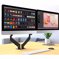 Techly ICA-LCD 462B Supporti a parete per TV 32" Scrivania Nero