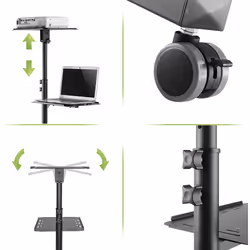 Techly ICA-TB TPM-10 supporto per laptop Nero - Vista aggiuntiva 7