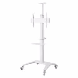 Techly ICA-TR48W carrello e supporto multimediale Bianco Pannello piatto Carrello multimediale - Vista aggiuntiva 5