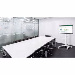 Techly ICA-TR48W carrello e supporto multimediale Bianco Pannello piatto Carrello multimediale - Vista aggiuntiva 8