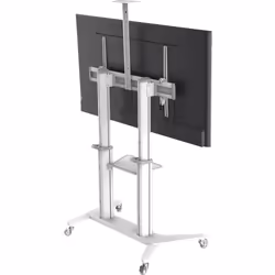 Techly ICA-TR49W carrello e supporto multimediale Bianco Pannello piatto Carrello multimediale - Vista aggiuntiva 2