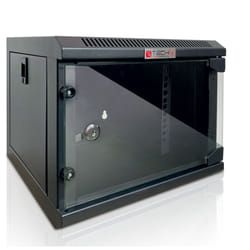 Techly I-CASE EM-1004BKEC rack 4U Da parete Nero