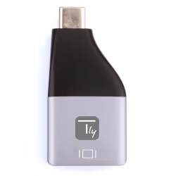 Techly IADAP USBC-DP4K adattatore grafico USB 3840 x 2160 Pixel Nero, Argento