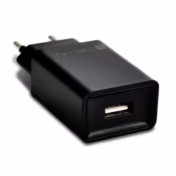 Techly Caricatore Alimentatore USB-A da Muro 5V 2.4A per Smartphone o Tablet