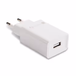 Techly Caricatore Alimentatore USB-A da Muro 5V 2.4A per Smartphone o Tablet