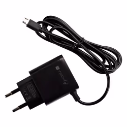 Techly Caricabatterie Alimentatore Micro USB 5V 2.1A per Smartphone Tablet Nero, Interno, AC, 5 V, 2,1 A, 1,5 m, Nero