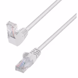 Techly ICOC U5EB-0025-WLTY, 0,25 m, Cat5e, U/UTP (UTP), RJ-45, RJ-45, Bianco