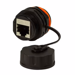 Techly IWP-MD C6A-IPPANT, RJ45, RJ45, Nero