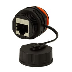 Techly IWP-MD C6A-IPPANT adattatore per inversione del genere dei cavi RJ45 Nero