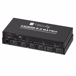 Techly IDATA HDMI-H42C interruttore a matrice Commutatore a matrice AV 6,5 W