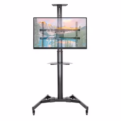 Techly ICA-TR46 carrello e supporto multimediale Nero Pannello piatto Carrello multimediale - Vista aggiuntiva 4