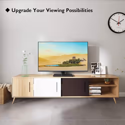Techly ICA-LCD 323S Supporti a parete per TV 43" Scrivania Nero - Vista aggiuntiva 5
