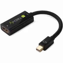 Techly IADAP MDP-HDMIF8K, Mini DisplayPort, HDMI, Maschio, Femmina, Dritto, Dritto