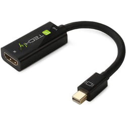 Techly IADAP MDP-HDMIF8K cavo e adattatore video Mini DisplayPort HDMI Nero