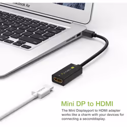 Techly IADAP MDP-HDMIF8K cavo e adattatore video Mini DisplayPort HDMI Nero