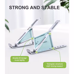 Techly ICA-TBL 134TY supporto per laptop Supporto per computer portatile Argento 40,6 cm (16") - Vista aggiuntiva 5