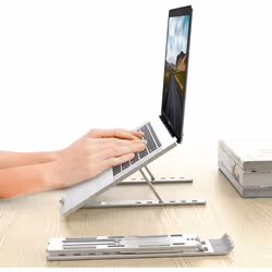 Techly ICA-TBL 134TY supporto per laptop Supporto per computer portatile Argento 40,6 cm (16") - Vista aggiuntiva 8