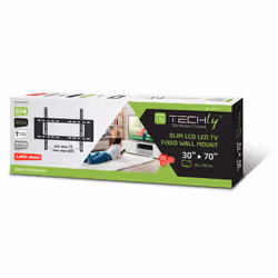 Techly ICA-PLB 262L Supporto TV a parete 70" Nero