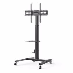 Techly ICA-TR228 carrello e supporto multimediale Nero Pannello piatto Carrello multimediale