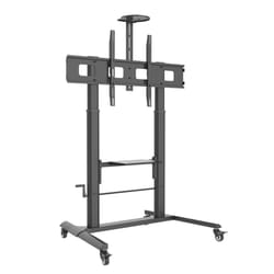 Techly ICA-TR230 carrello e supporto multimediale Nero Pannello piatto Carrello multimediale