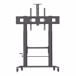 Techly ICA-TR230 carrello e supporto multimediale Nero Pannello piatto Carrello multimediale - Vista aggiuntiva 4