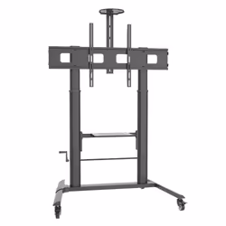 Techly ICA-TR230 carrello e supporto multimediale Nero Pannello piatto Carrello multimediale - Vista aggiuntiva 5