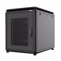 Techly I-CASE EV-1268BK, Rack indipendenti, 12U, 360 kg, Lucchetti, Piedini regolabili, 51,2 kg