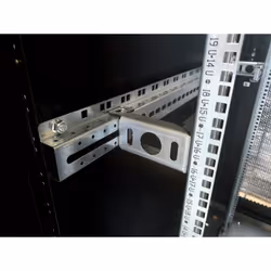 Techly I-CASE EV-1261BK rack 12U Rack indipendenti Nero - Vista aggiuntiva 5