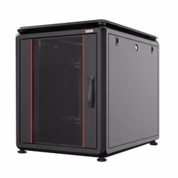 Techly I-CASE EV-1261BK rack 12U Rack indipendenti Nero - Vista aggiuntiva 6